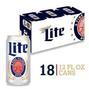 Miller Lite 18 Pack cans